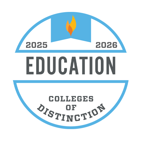 College of Distinction badge education.